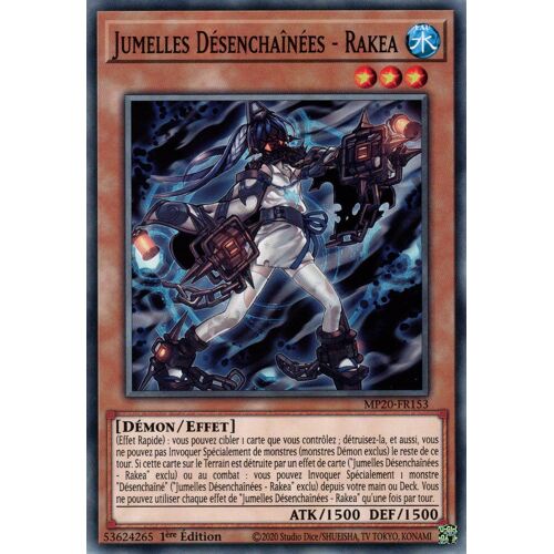 Yu Gi Oh Mp20 Fr153 Jumelles Désenchaînées Rakea