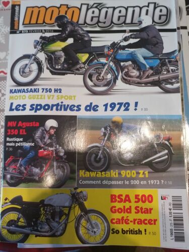 Moto Legende - Numéro 275 - Les Sportives De 1972