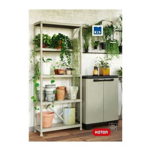 KETER Etagere PLANET - Gris - 75 x 32 x 176 cm