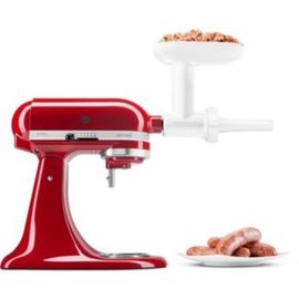 KitchenAid 5KSMSSA - Ensemble de bourrage de saucisses en forme de corne - pour batteur sur socle - pour Artisan 5KSM150, 5KSM175, 5KSM7580, KSM150, RRK150; Mini 5KSM3311; Professional 600 Series
