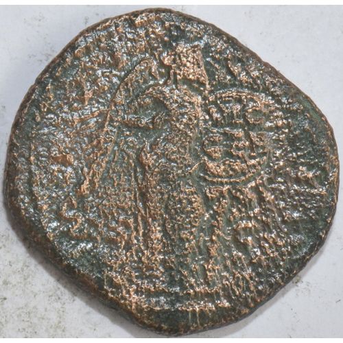 Rome - Dupondius - Revers Avec Victoire Posant Un Bouclier Incrit Vic Par Sur Une Colonne - W079