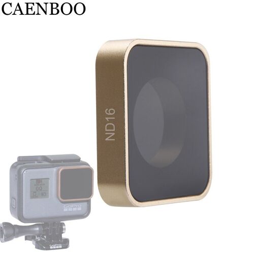 CAENBOO Action caméra filtre densité neutre ND16 étanche extérieur verre protecteur de plongée pour Gopro Hero 6/5 noir 2018 1 pièces