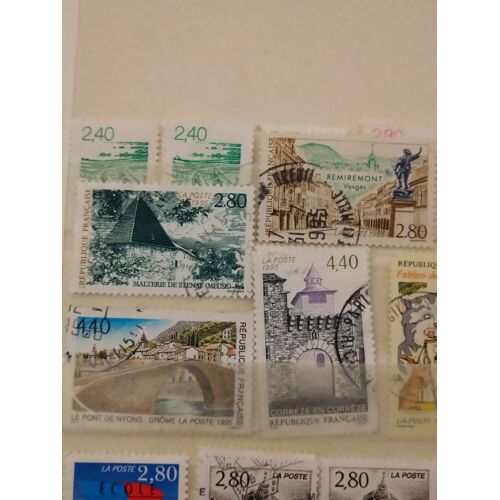 Timbre France 2954 2955 2956 2957 Série Touristique 1995
