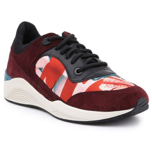 Baskets Basses Geox D Omaya Rouge