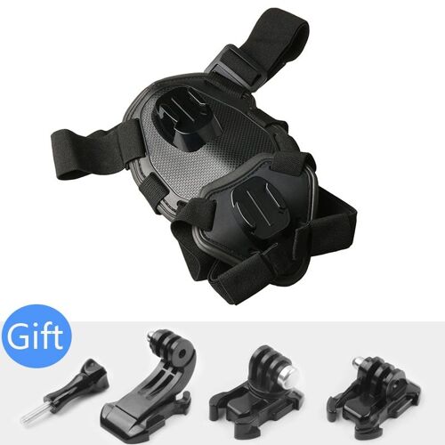 Harnais pour chien bande élastique sangle de poitrine support de ceinture pour GoPro Hero 7 6 5 4 SJCAM EKEN H9 Xiaomi Yi accessoires de caméra de Sport