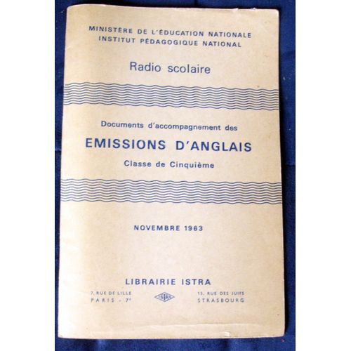 Documents D'accompagnement Des Emissions D'anglais Classe De Cinquième
