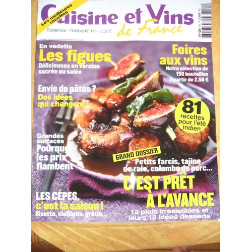 Cuisine Et Vins De France N°141