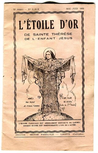 L' Etoile D' Or De Sainte Thérèse De L' Enfant-Jésus - N°5 Et 6 De 1955