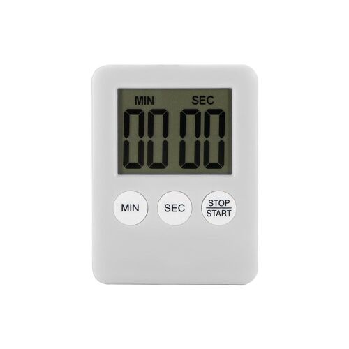 Minuterie De Cuisine À Écran Numérique Lcd Simple Et Super Mince À La Mode Minuterie De Cuisine Carrée Compte À Rebours Alarme Avec Aimant