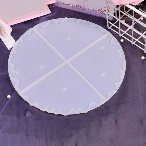 Moule Rond En Résine Époxy Silicone Caboteur Ondulé Irrégulier Résine De Silicone Outil De Bricolage Accessoires Suspendus Outil De Fabrication De Bijoux