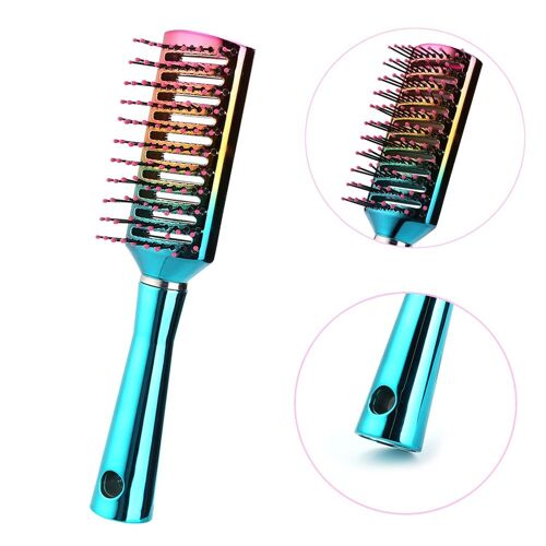 1pc Multifonction Pro Peigne De Coiffure Dents Circulaires Brosses À Cheveux Anti-Statique Massage Peigne Outil De Coiffure Salon Peignes 