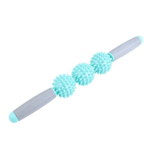 1pc Tenu Dans La Main Yoga Corps Masseur Muscle Rouleau Bâton Spiky Balle Point De Pression Bâtons Corps Massage Relax Outil 