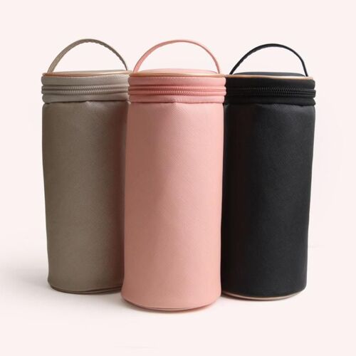 Portable Étui À Pinceaux De Maquillage Étui En Cuir Pu Voyage Porte-Stylo Stockage Sac Cosmétique Brosses Organisateur Maquillage Outils 