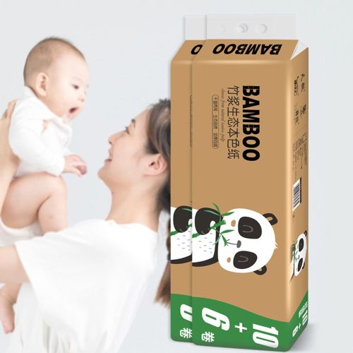 Papier De Soie Épais 4 Couches, Rouleau De Pâte De Bambou Pour La Cuisine Et La Salle De Bain