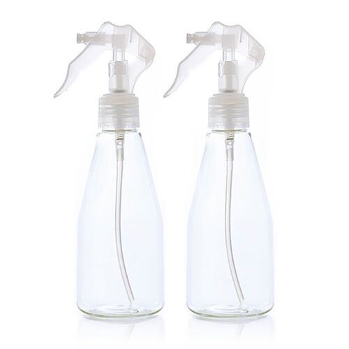 2 Pièces En Plastique 200ml Vaporisateur Eau Fine Brume Pulvérisateur Salon De Coiffure Bouteilles Rechargeables Maquillage Soins De La Peau Vaporisateur 