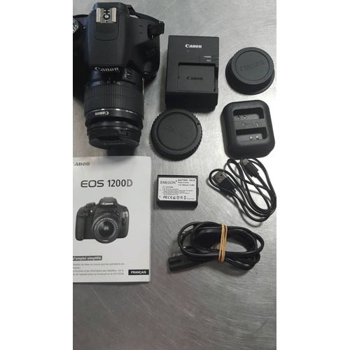 Canon EOS 1200D 18 Mpix + Objectif 18-55mm - Noir