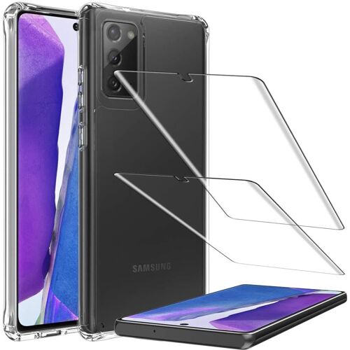 Housse Coque Pour Samsung Galaxy Note 20 Avec Verre Trempé Protection Ecran (X2]