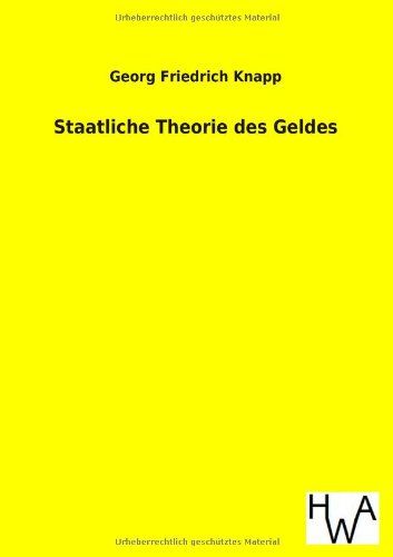 Staatliche Theorie Des Geldes