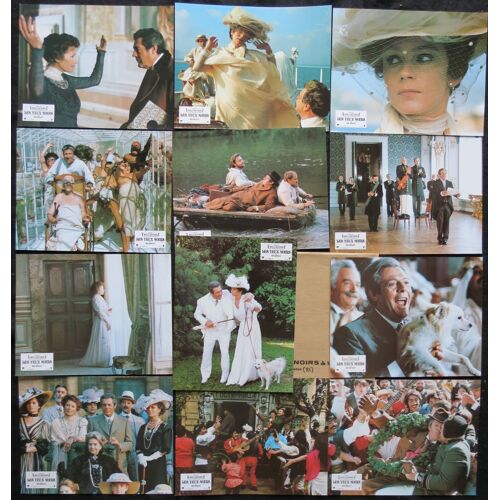 Les Yeux Noirs - Jeu 12 Photos D'exploitation De Cinéma Originale - Chaque Petite 21x27 Cm - Film De Nikita Mikhalkov Avec Marcello Mastroianni, Marthe Keller, Yelena Safonova, Pina Cei - Année 1987
