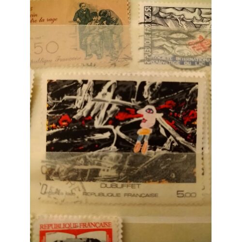 Timbre France 2381 L'égaré De Dubuffet 5f 1985