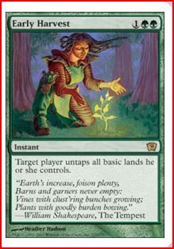 Recolte Précoce 9eme Vf