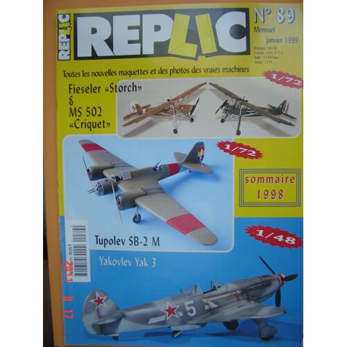 Lot De 3 Revues Maquettisme Avion Replic