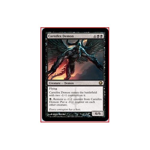 Démon De Carnifex Foil Cicatrice De Mirrodin Vf