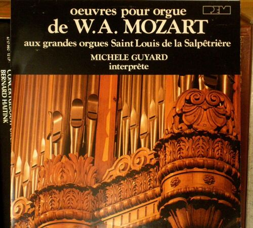 Pièces Pour Orgue : Fantaisies 594 & 601, Adagio 640... - Michèle Guyard, Orgues De Saint Louis De La Salpêtrière