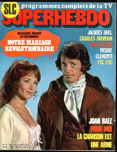 Slc Super Hebdo N° 19  - Aout 1970 -   (Magazine Qui Suivit Salut Les Copains)