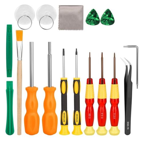 17 In1 Professionnel Complet Securite Tournevis Jeu Bit Kit D'outils De Reparation Pour Nintendo Switch/Joycon Nouveau 3ds Et Nintendo Wii
