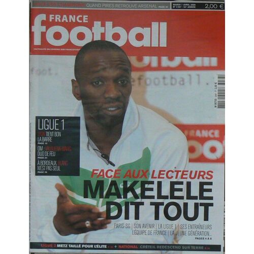 France Football  N° 3287 : Face Aux Lecteurs Makelele Dit Tout