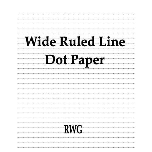Wide Ruled Line Dot Paper