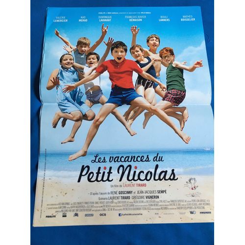 Affiche De Cinema Originale Les Vacances Du Petit Nicolas Format 40 X 60 Cm