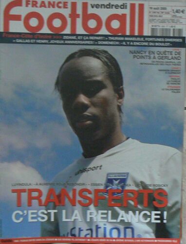 France Football N° 3097 Bis : Luyindula À Auxerre. Transferts: C'est La Relance