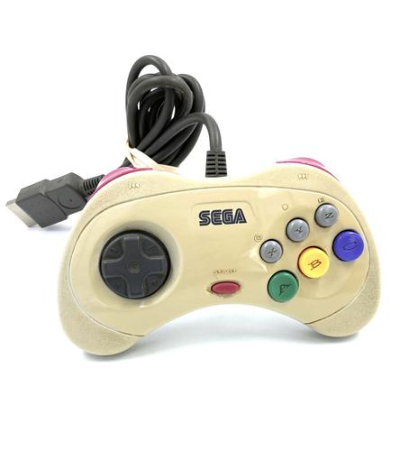 Manette Sega Saturn Blanche Hss-0101 Occasion Fonctionnelle