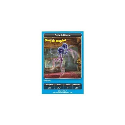 Image Vignette N°176 Enrie & Bernie - Gang Des Requins - Carrefour - Dreamworks - 2010 - 8x5,5 Cm