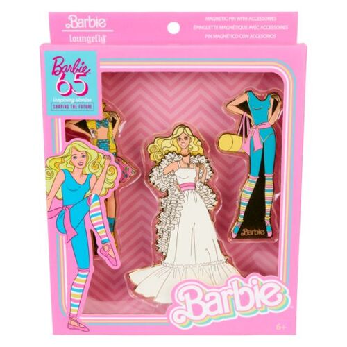 Set Pins Barbie - 65th Anniversary Paper Doll Magnetic Pin