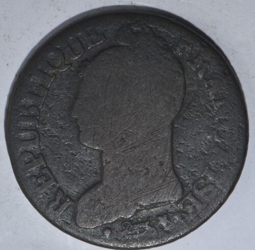France - Cinq Centimes Dupré - An 8 (1800) - W038