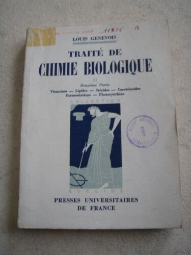 Traite De Chimie Biologique T2 2e Partie
