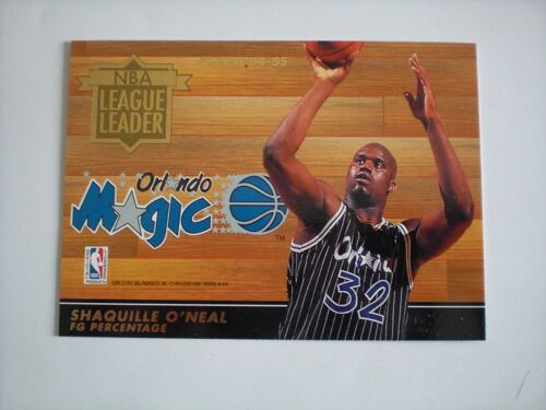 Fleer 94/95 Nba League Leader Shaquille O'neal/David Robinson