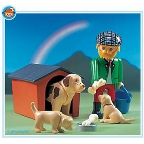 Playmobil 3005 - Maître / Chien / Chiots