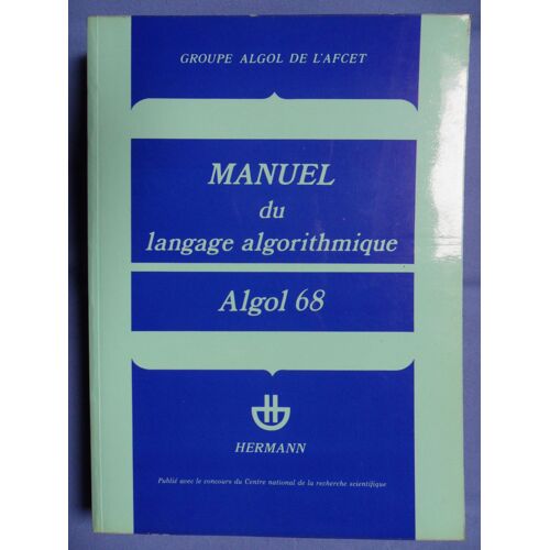 Manuel Du Langage Algorithmique Algol 68