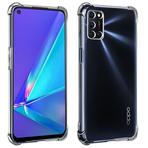 Coque Oppo A72 / A52 Silicone Flexible Coins Bumper Transparent