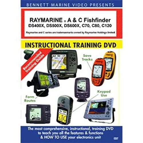Dvd Raymarine A & C Series Fishfinder: Ds400x,Ds500x,Ds600x,C70,C80,C120 Instructional Training Dvd