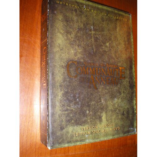 Coffret "Le Seigneur Des Anneaux - La Communaute De L'anneau " Version Longue 4 Dvds
