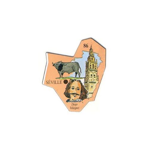 Magnet Le Gaulois - Europe - N° 86 "Séville"