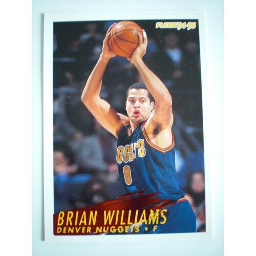 Brian Williams - Fleer 94-95 - N°62