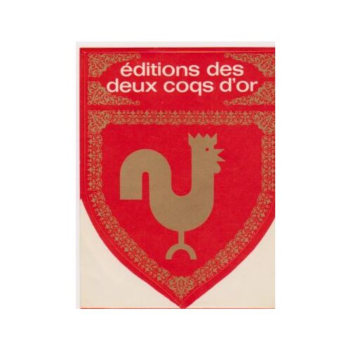 Autocollant Editions Des Deux Coqs D Or