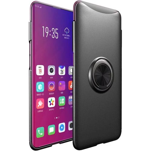 Compatible Avec Xiaomi Redmi 9a Coque, 360 Degres Protection Bumper + Verre Trempé, Coque Avec Anneau Support Cover Skin Cases Housse Etui Protector-Noir