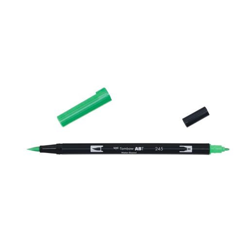 Tombow Feutre Dessin Double Pointe Abt Dual Brush Pen 245 Vert Sève